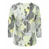 Bluzka Chalou z długim rękawem z kolekcji - moda xxl - zielona szczegóły tył